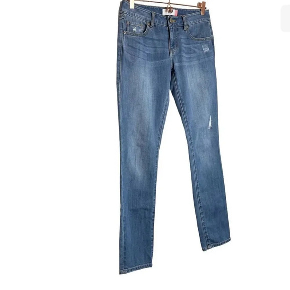 CAbi Mojave Slim Boyfriend Jeans Size 2 Distressed Denim Stretch #5165 - Picture 4 of 9